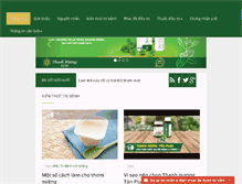 Tablet Screenshot of cachtrihoimieng.com